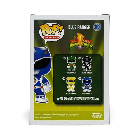 Funko Pop Unopened Blue Ranger 363 Mighty Morphin' Power Rangers Exclusive - Picture 3 of 11